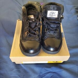 Timberland Field Boots Black Kids Size 11C